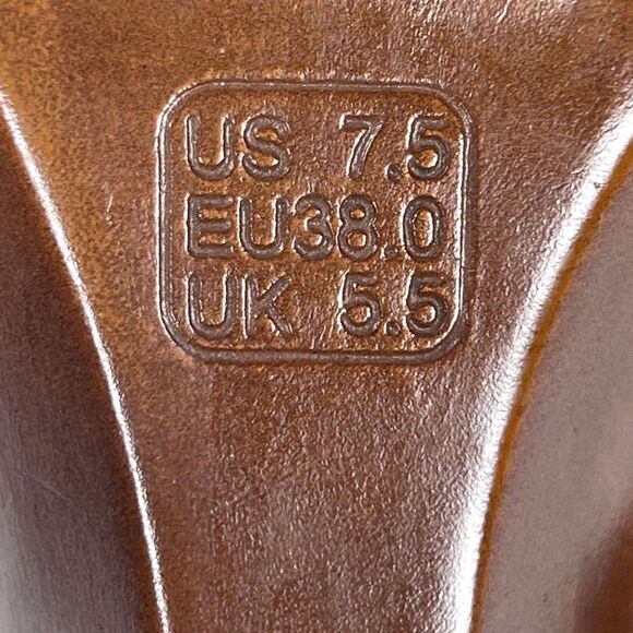 Oxblood Wedge Slingback Aerosoles Sandals Women's Size 7.5 - Picture 8 of 8